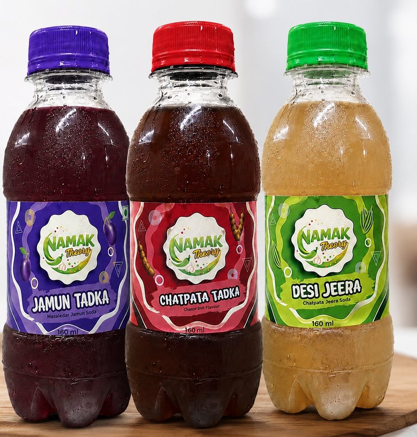 NAMAK Theory range — Jamun Tadka, Chatpata Tadka and Desi Jeera bottles